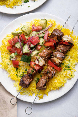 Grilled Beef Kabob Bowl
