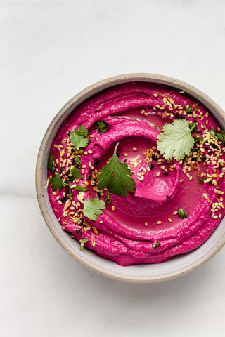 Beet Butter & Veggie Sticks